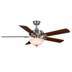 Hampton Bay Ceiling Fans On Sears Hampton Bay Larson 52 In Brushed Nickel Ceiling Fan By
