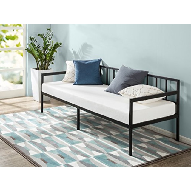 Day Bed Mattresses Zinus Newport 30 Inch Wide Day Bed Frame And Foam Mattress Set