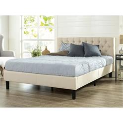 Photo 1 of Upholstered Modern Classic Tufted Platform Bed, King