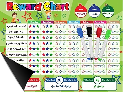 Daskid Magnetic Behavior Star Reward C Chart One Or Daskid Magnetic Behavior Star Reward C Chart One Or Multiple Kids