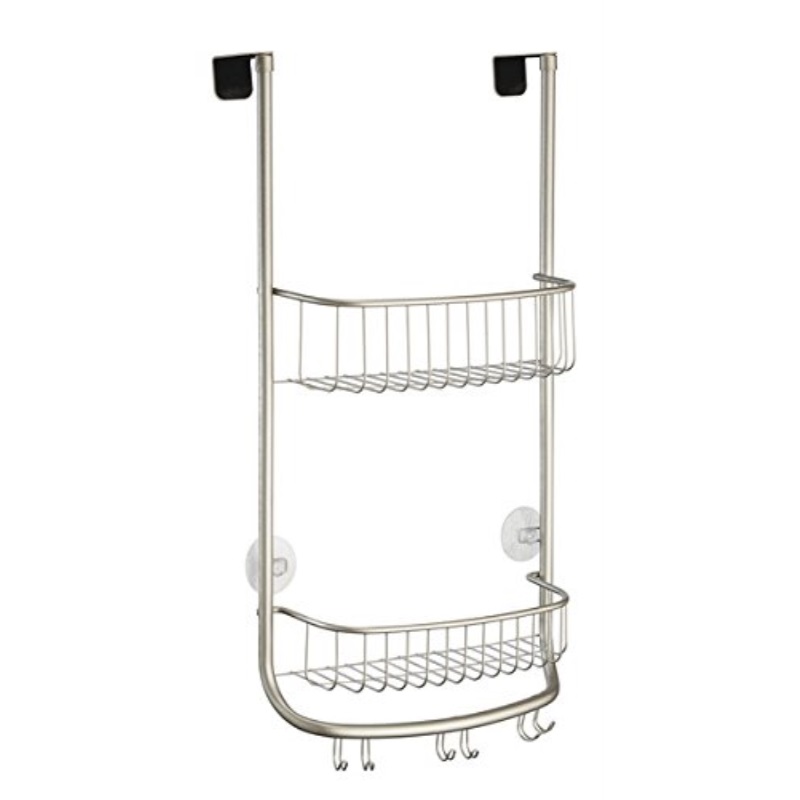 Interdesign Bathroom Storage Shelves Satin Forma Over Door Shower Interdesign Bathroom Storage Shelves Satin Forma Over Door Shower Caddy Set Of 1 Silver
