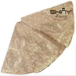 Christmas Tree Skirts Sears Shinybeauty 21inch Champagne Sequin Christmas Tree Skirt 21 Diameter