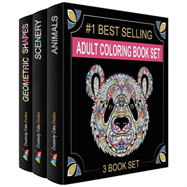 Download Creatively Calm Studios Adult Coloring Books Set 3 ...