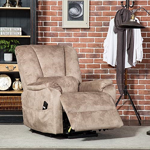 Canmov Power Lift Recliner Chair For Elderly Heavy Duty And Safety Motion Reclining Mechanism Antiskid Fabric Sofa Living Room
