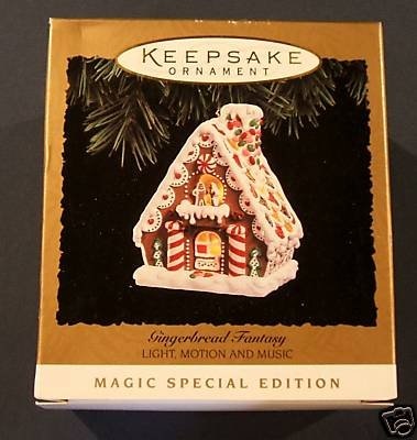 keepsake ornament Hallmark Keepsake Ornament Gingerbread Fantasy Light