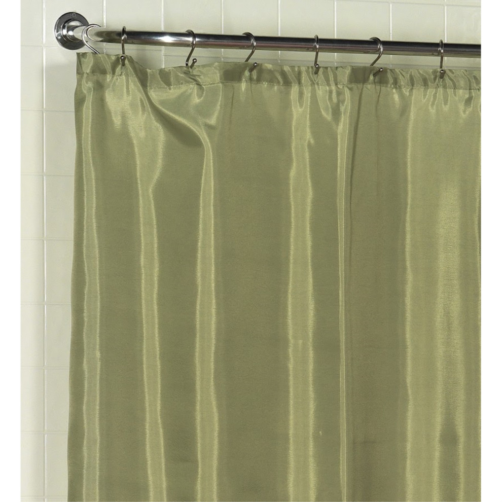 Carnation Home Fashions 100 Polyester Fabric Shower Curtain Liner With Weigh Polyester Fabric Shower Curtain Liner, Does A 100 Polyester Shower Curtain Need Liner