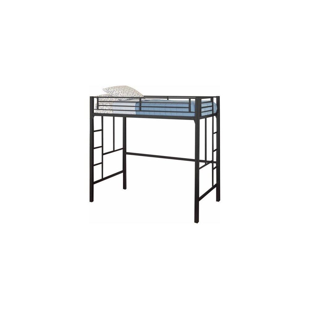 Your Zone Metal Loft Twin Bed By, Your Zone Twin Loft Bed