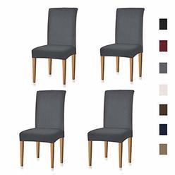 Xflyee Stretch Dining Room Chair Covers, Stretch Seat Covers For Dining Room Chairs