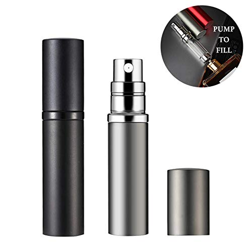 D Lotus Refillable Perfume Atomizer 5ml Perfume Bottle Mini Travel Atomizer Empty Portable Perfume Spray Bottle Black And Silver D Lotus Refillable Perfume Atomizer 5ml Perfume Bottle Mini Travel Atomizer Empty Portable Perfume Spray Bottle Black And Silver