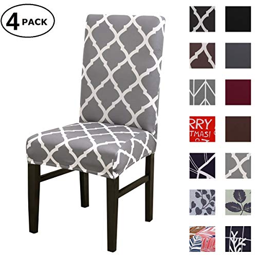 Padcod Dining Chair Cover Seat Protector Super Fit Slipcover Stretch