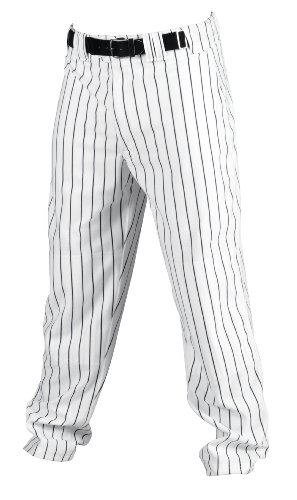 Rawlings Youth Relaxed Fit Ybp95mr Pinstriped Baseball Pant White With Black Pinstripes Youth Small Rawlings Youth Relaxed Fit Ybp95mr Pinstriped Baseball Pant White With Black Pinstripes Youth Small