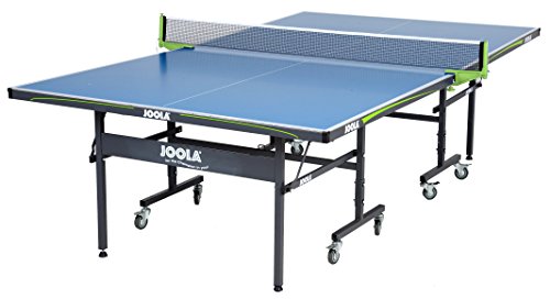 JOOLA Outdoor Table Tennis Table with Waterproof Net Set - 10 Minute Easy Assembly - All Weather Aluminum Composite Outdoor Ping
