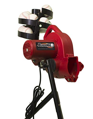 Heater Sports Base Hit Lite & Real Baseball Pitching Machine | Great for All Ages for Hitting and Fielding