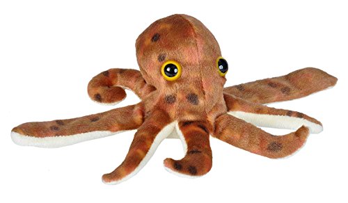 Wild Republic Huggers Octopus Plush Toy, Slap Bracelet, Stuffed Animal, Kids Toys 20cm