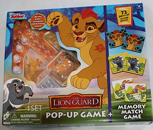 Cardinal Supplies Disney Junior The Lion Guard Kion PopUp Game and 72