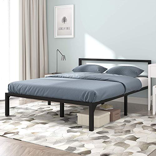 Yitahome Queen Size Bed Frame, Queen Size Bed Frame With Wood Slats