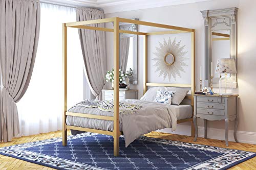 Dhp Modern Canopy Bed, Twin Size Canopy Bed