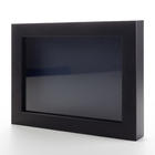 CustomPictureFrames.com 8x8 Shadow Box Frame Painted Black Real Wood with a  Navy Acid-Free Backing, 3/4 of Usuable Depth