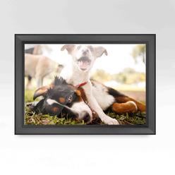 CustomPictureFrames.com 18x20 Picture Frame - Contemporary Picture Frame Complete With UV Acrylic, Foam Board Backing, & Hanging Hardware