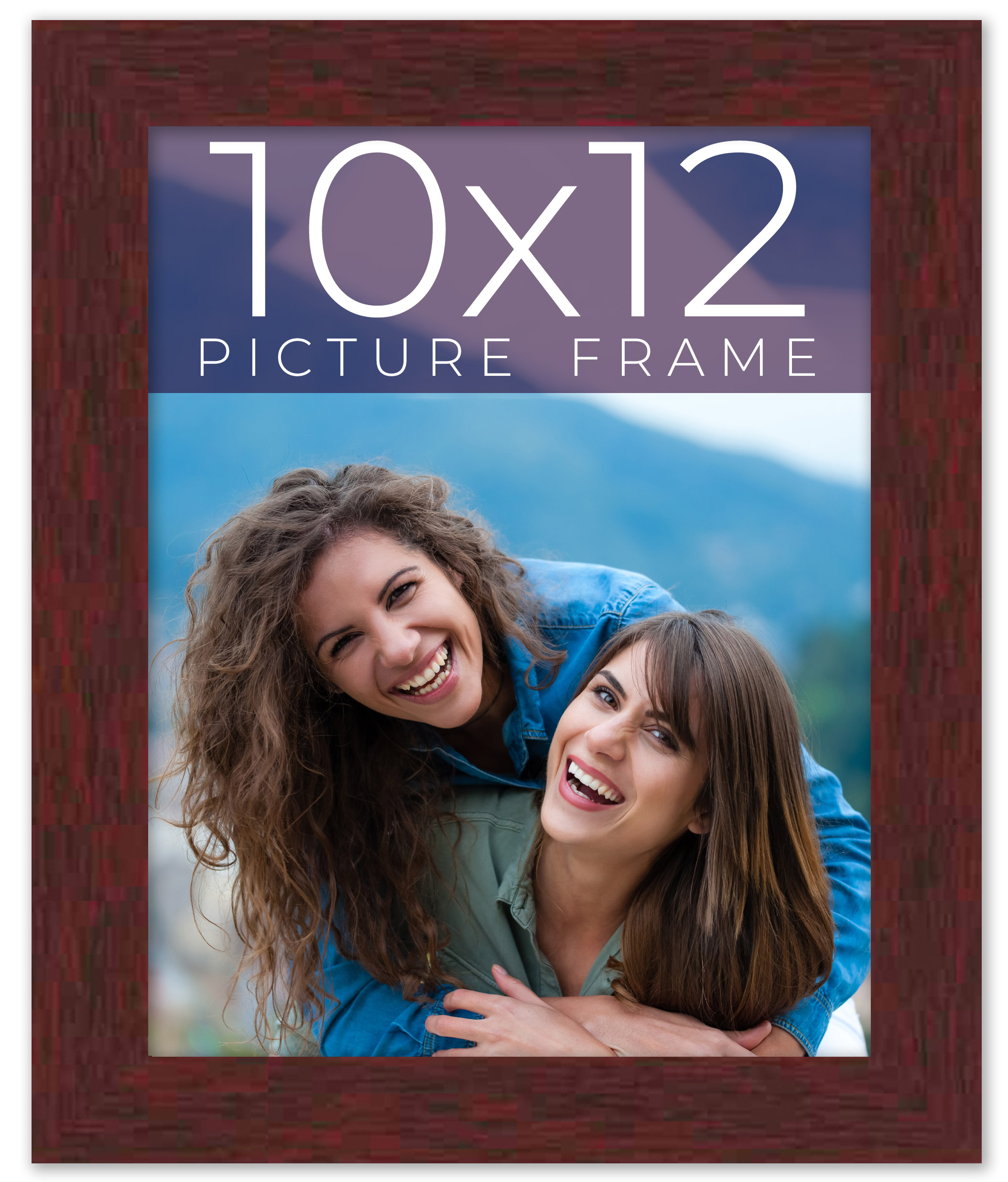 10x12 Frame Brown Solid Wood Picture Frame