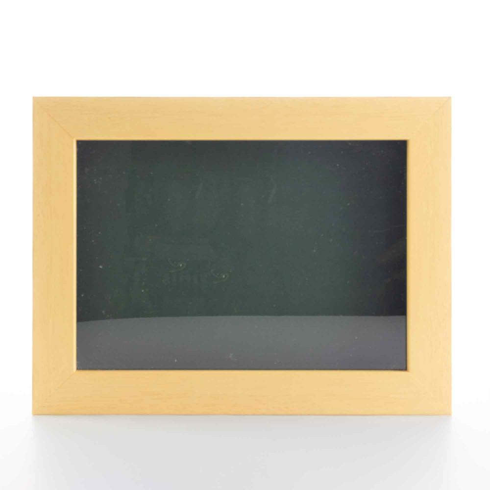 CustomPictureFrames.com 24x30 Shadow Box Frame Natural Real Wood with a Green Acid-Free Backing | 3/4" of Usuable Depth | UV Resistant Acrylic Front &
