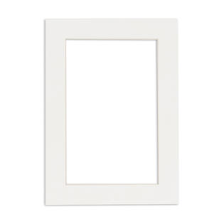 CustomPictureFrames.com Textured White Acid Free 24x36 Picture Frame Mats  with White Core Bevel Cut for