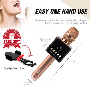 Accessory Geeks Mic Bunrg Wireless Karaoke Microphone Smartphone