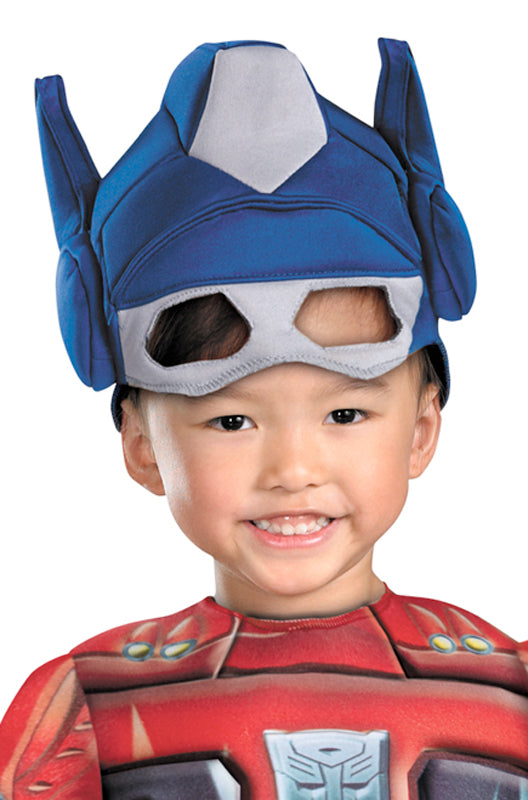 Disguise Optimus Prime Rescue Bots Muscle Costume For Toddlers - Red & Blue, Size Medium