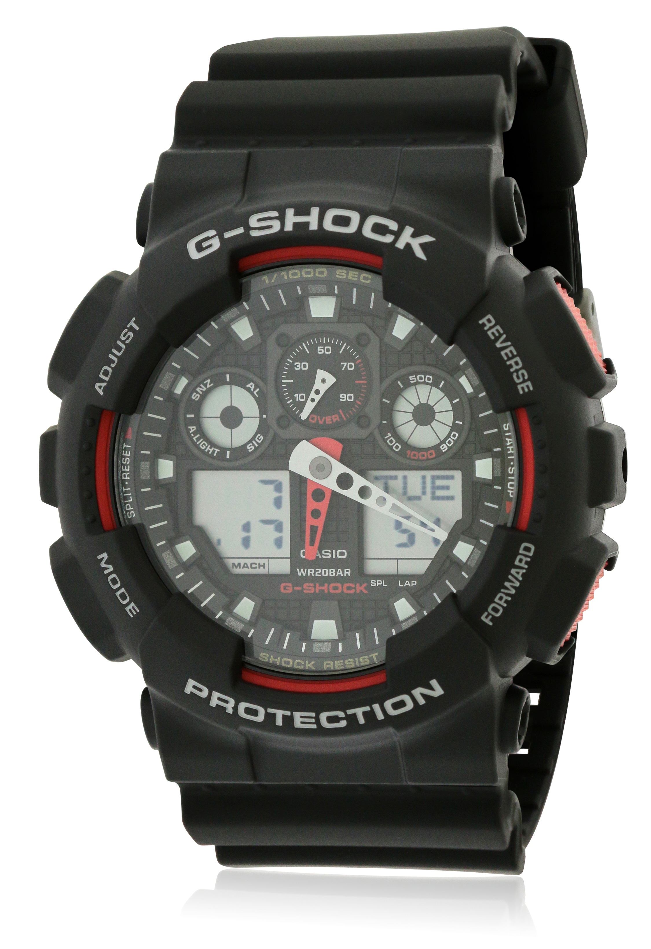 Casio G-Shock Analog Digital Black XL Watch GA100-1A4 GA-100-1A4CR
