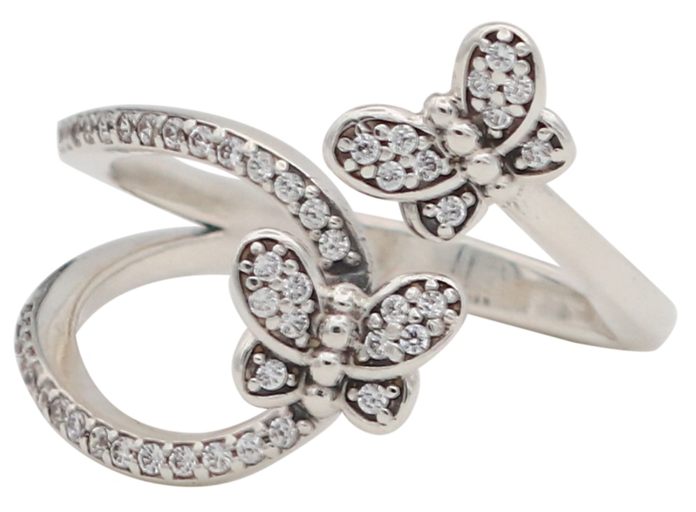 Pandora bedazzling butterfly on sale ring