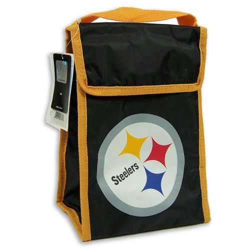 Forever Collectibles Pittsburgh Steelers Insulated Soft Sided Lunch Forever Collectibles Pittsburgh Steelers Insulated Soft Sided Lunch Bag Cooler