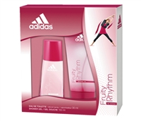 Adidas Fruity Rhythm Perfume by Adidas for Women 2 Piece Set Includes: 1.0 oz Eau de Toilette Spray + 8.4 oz Shower Gel