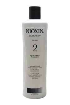 Nioxin System 2 Cleanser For Fine Hair Noticeably Thinning 16.9 oz