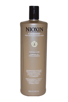 Nioxin System 5 Cleanser For Medium/Coarse Natural Normal - Thin Looking Hair 33.8 oz