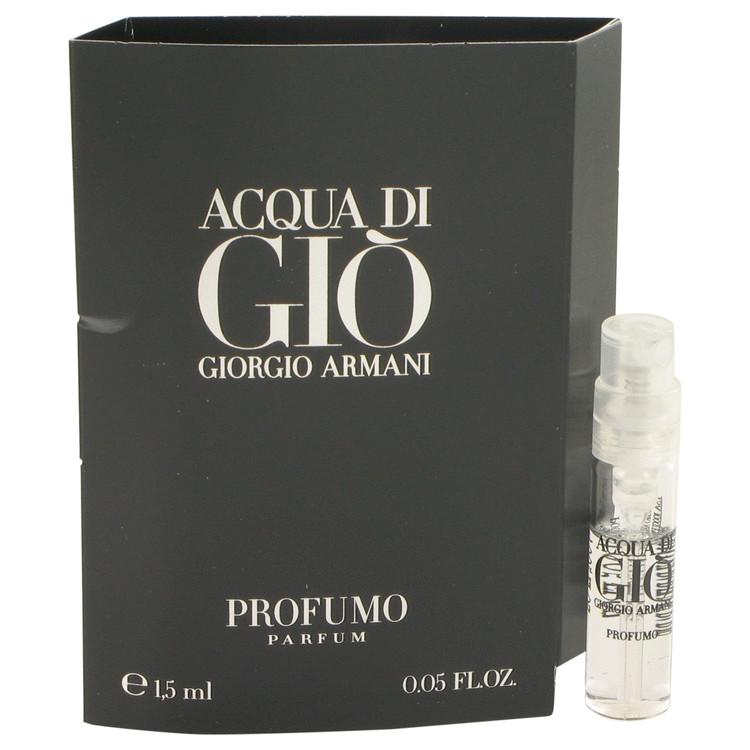 Acqua Di Gio Profumo By Giorgio Armani Vial Sample 05 Oz 1 Ml Men